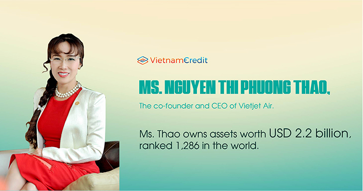 Ms. Nguyen Thi Phuong Thao, the co-founder and CEO of Vietjet Air